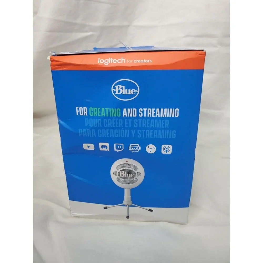 Blue snowball ice